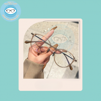 Gọng nhựa càng kính titanium mã 9108